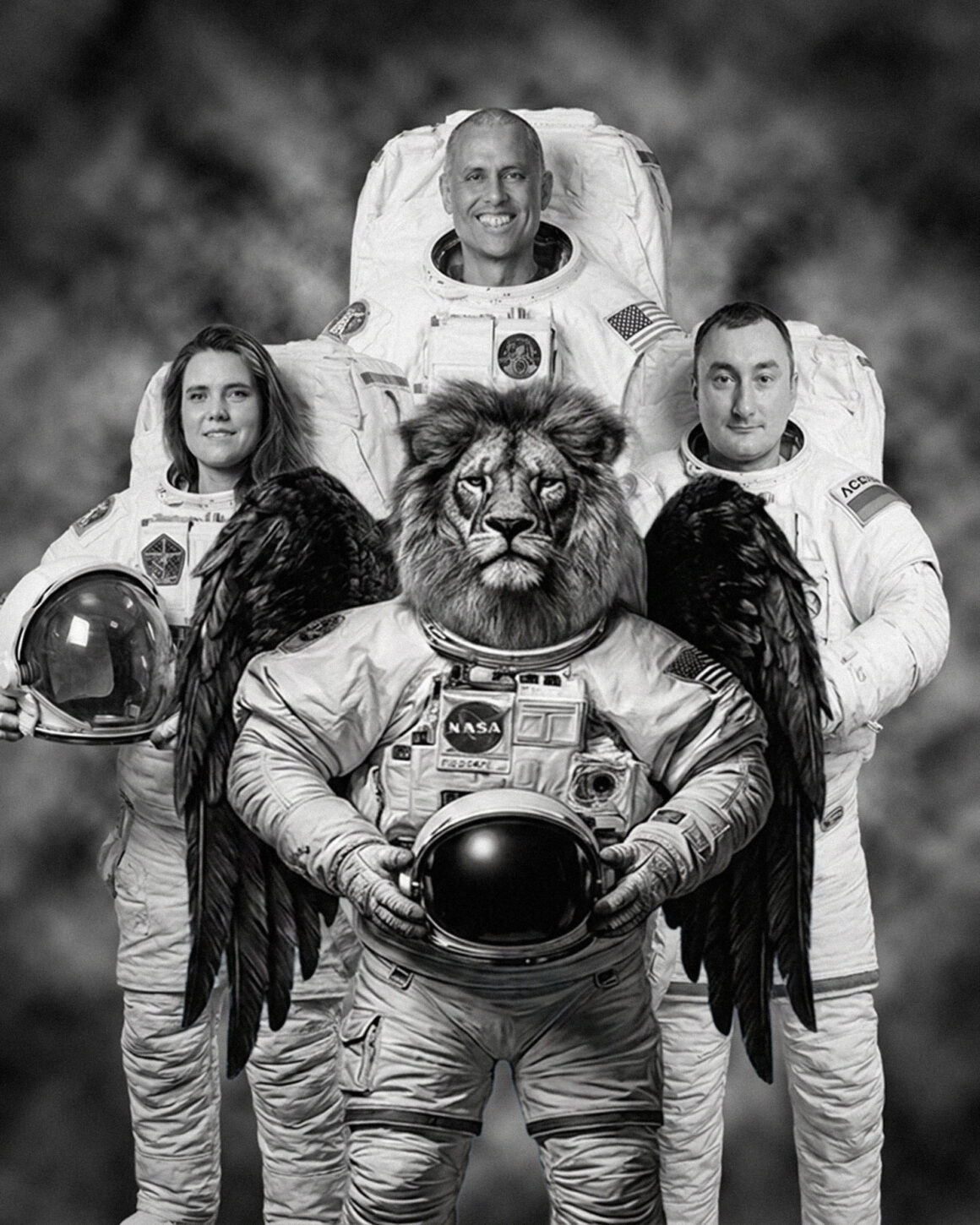 Mark and the other Astronauts.
